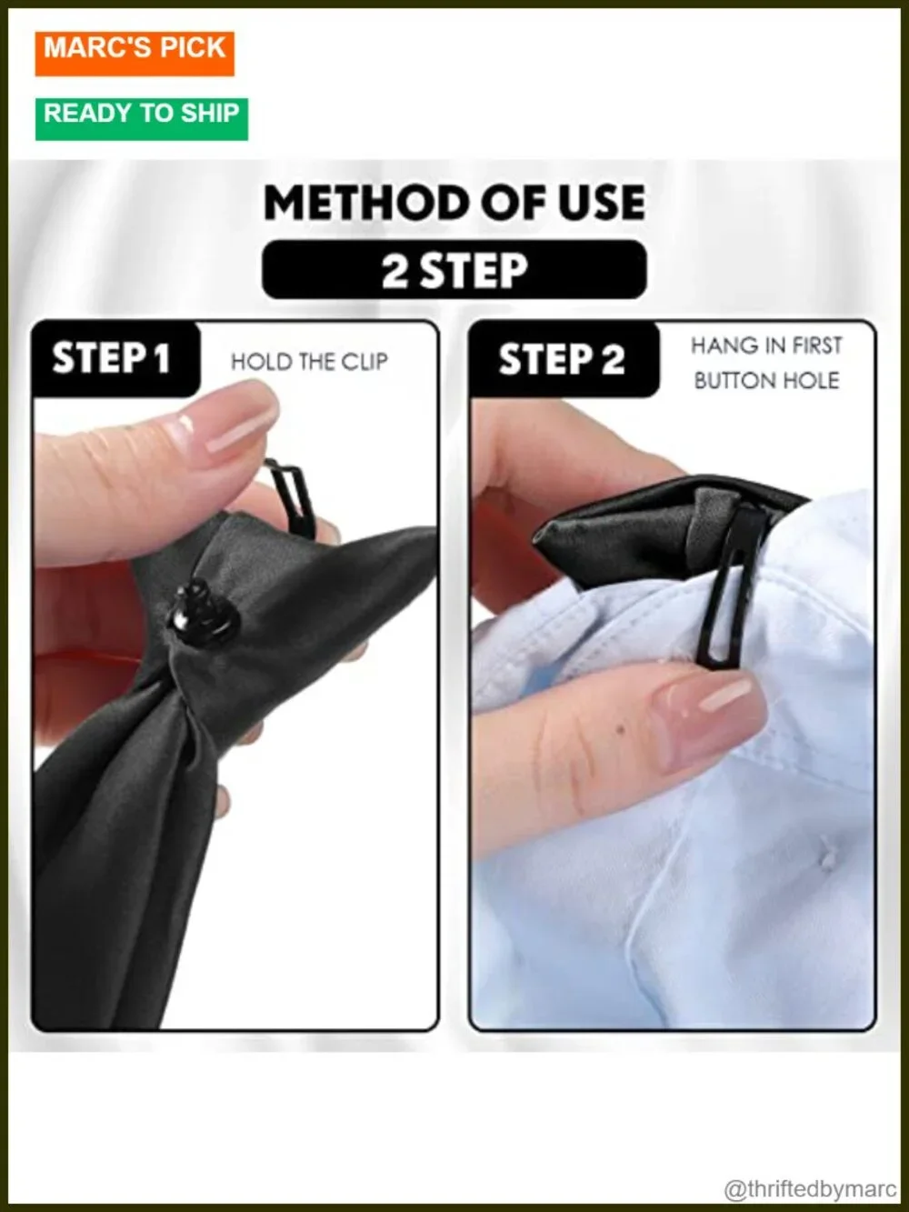 20 Clip on Ties Men Solid Color Pretied Polyester Satin Uniform Neckties Office
